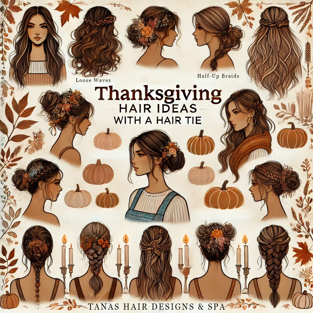 Easy Thanksgiving Hair Ideas with a Hair Tie: Your Guide to Festive Hairstyles