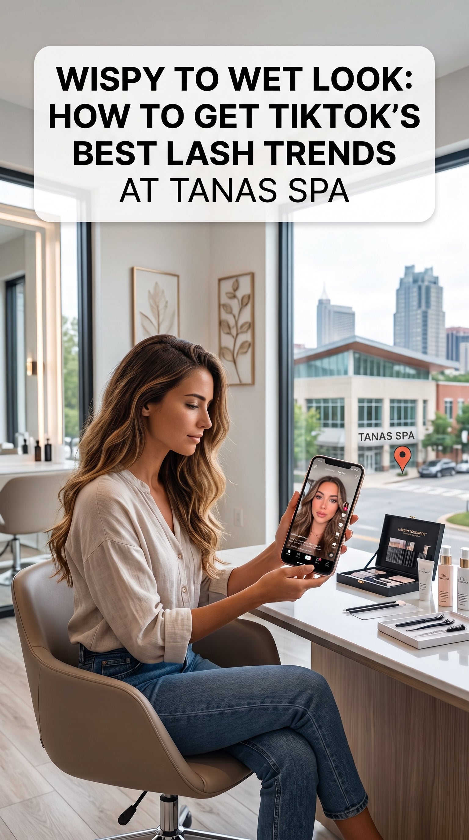 Wispy to Wet Look: How to Get TikTok's Best Lash Trends at Tanas Spa